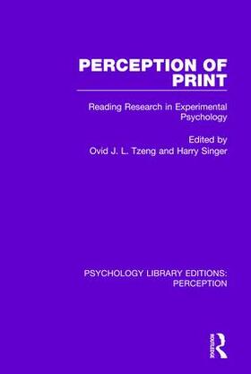 Tzeng / Singer |  Perception of Print | Buch |  Sack Fachmedien