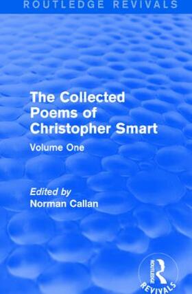 Smart / Callan |  : The Collected Poems of Christopher Smart (1949) | Buch |  Sack Fachmedien