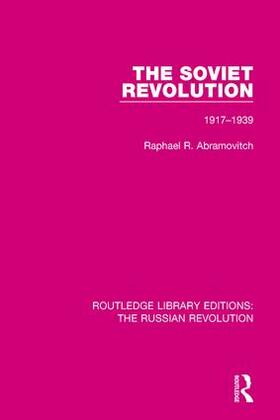 Abramovitch | The Soviet Revolution | Buch | 978-1-138-22469-8 | sack.de