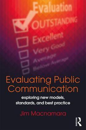 Macnamara |  Evaluating Public Communication | Buch |  Sack Fachmedien