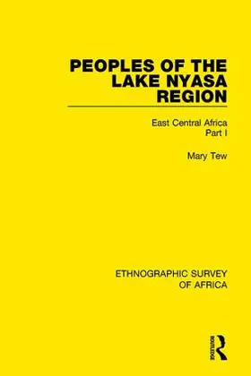 Tew |  Peoples of the Lake Nyasa Region | Buch |  Sack Fachmedien