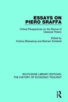 Bharadwaj / Schefold |  Essays on Piero Sraffa | Buch |  Sack Fachmedien