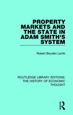 Lamb |  Property Markets and the State in Adam Smith's System | Buch |  Sack Fachmedien