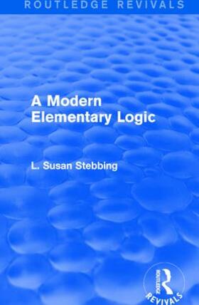 Stebbing |  : A Modern Elementary Logic (1952) | Buch |  Sack Fachmedien