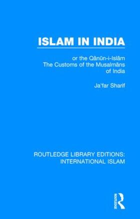Sharif / Crooke |  Islam in India | Buch |  Sack Fachmedien