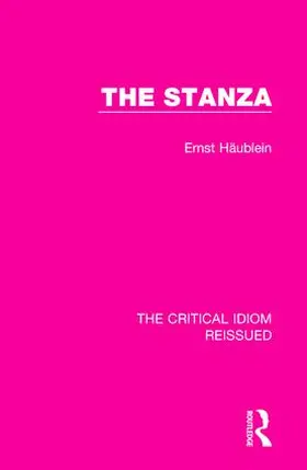 Häublein |  The Stanza | Buch |  Sack Fachmedien