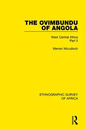 Mcculloch |  The Ovimbundu of Angola | Buch |  Sack Fachmedien