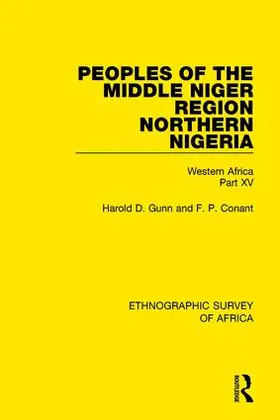 Gunn / Conant |  Peoples of the Middle Niger Region Northern Nigeria | Buch |  Sack Fachmedien