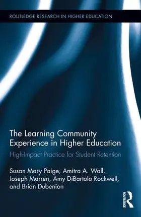 Paige / Wall / Marren |  The Learning Community Experience in Higher Education | Buch |  Sack Fachmedien