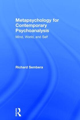 Sembera |  Metapsychology for Contemporary Psychoanalysis | Buch |  Sack Fachmedien
