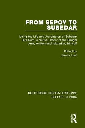 Lunt |  From Sepoy to Subedar | Buch |  Sack Fachmedien