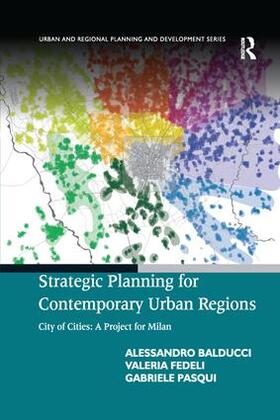 Balducci / Fedeli / Pasqui |  Strategic Planning for Contemporary Urban Regions | Buch |  Sack Fachmedien