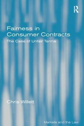 Willett |  Fairness in Consumer Contracts | Buch |  Sack Fachmedien