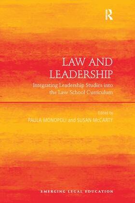 Monopoli / McCarty |  Law and Leadership | Buch |  Sack Fachmedien