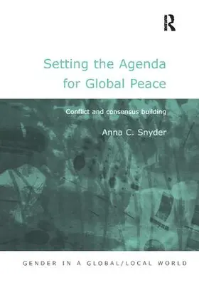 Snyder |  Setting the Agenda for Global Peace | Buch |  Sack Fachmedien