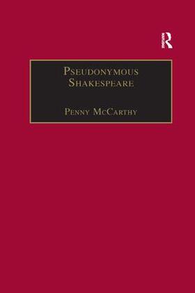 McCarthy |  Pseudonymous Shakespeare | Buch |  Sack Fachmedien