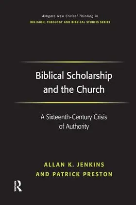 Jenkins / Preston | Biblical Scholarship and the Church | Buch | 978-1-138-26638-4 | sack.de