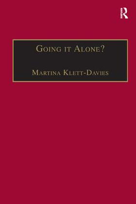 Klett-Davies |  Going it Alone? | Buch |  Sack Fachmedien