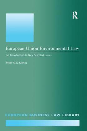 Davies |  European Union Environmental Law | Buch |  Sack Fachmedien