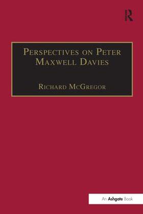 McGregor |  Perspectives on Peter Maxwell Davies | Buch |  Sack Fachmedien