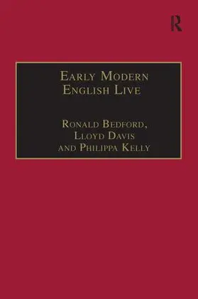 Bedford / Davis / Kelly |  Early Modern English Lives | Buch |  Sack Fachmedien