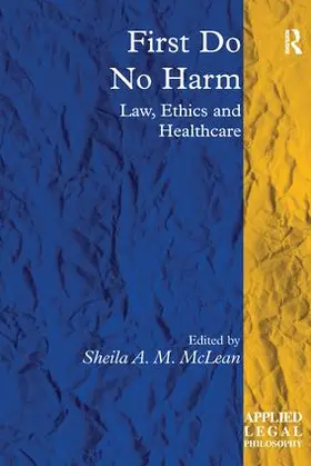 McLean |  First Do No Harm | Buch |  Sack Fachmedien