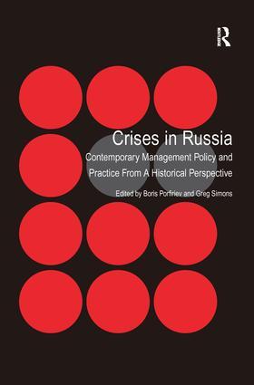 Porfiriev / Simons |  Crises in Russia | Buch |  Sack Fachmedien