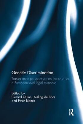 Quinn / de Paor / Blanck |  Genetic Discrimination | Buch |  Sack Fachmedien