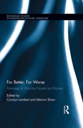 Lambert / Shaw |  For Better, For Worse | Buch |  Sack Fachmedien