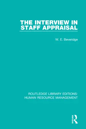 Beveridge |  The Interview in Staff Appraisal | Buch |  Sack Fachmedien