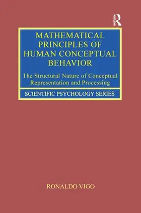 Vigo |  Mathematical Principles of Human Conceptual Behavior | Buch |  Sack Fachmedien