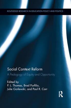 Thomas / Gorlewski / Porfilio |  Social Context Reform | Buch |  Sack Fachmedien