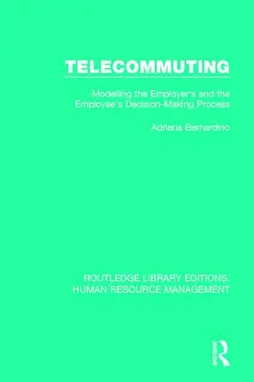 Bernardino |  Telecommuting | Buch |  Sack Fachmedien