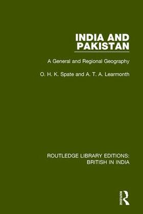 Spate / Learmonth |  India and Pakistan | Buch |  Sack Fachmedien