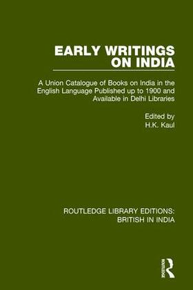 Kaul |  Early Writings on India | Buch |  Sack Fachmedien