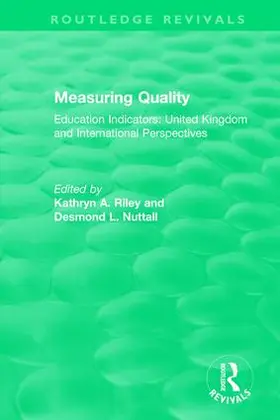 Nuttall / Riley |  Measuring Quality | Buch |  Sack Fachmedien