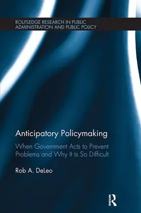 DeLeo |  Anticipatory Policymaking | Buch |  Sack Fachmedien