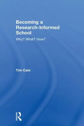 Cain |  Becoming a Research-Informed School | Buch |  Sack Fachmedien