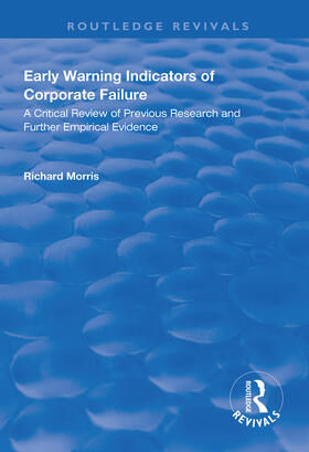 Morris |  Early Warning Indicators of Corporate Failure | Buch |  Sack Fachmedien