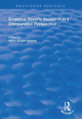 Jurgen Andreß |  Empirical Poverty Research in a Comparative Perspective | Buch |  Sack Fachmedien