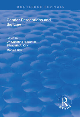 Barker / Kirk |  Gender Perceptions and the Law | Buch |  Sack Fachmedien
