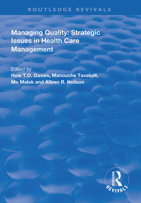 Davies / Tavakoli / Malek |  Managing Quality | Buch |  Sack Fachmedien