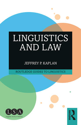 Kaplan |  Linguistics and Law | Buch |  Sack Fachmedien