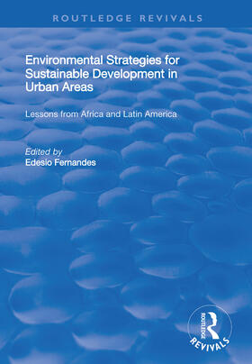 Fernandes |  Environmental Strategies for Sustainable Developments in Urban Areas | Buch |  Sack Fachmedien