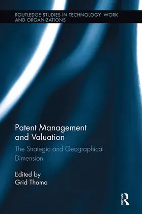 Thoma |  Patent Management and Valuation | Buch |  Sack Fachmedien