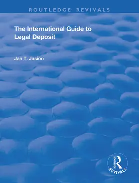 Jasion |  The International Guide to Legal Deposit | Buch |  Sack Fachmedien