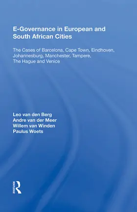 van den Berg / van der Meer / van Winden |  E-Governance in European and South African Cities | Buch |  Sack Fachmedien