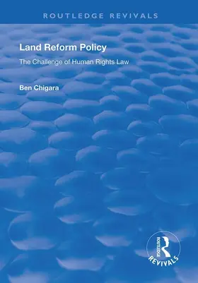 Chigara |  Land Reform Policy | Buch |  Sack Fachmedien