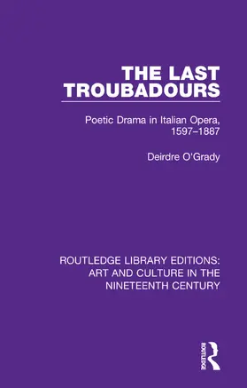 O'Grady |  The Last Troubadours | Buch |  Sack Fachmedien