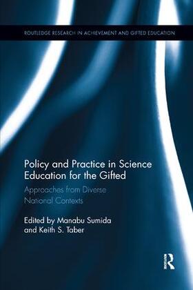 Sumida / Taber |  Policy and Practice in Science Education for the Gifted | Buch |  Sack Fachmedien
